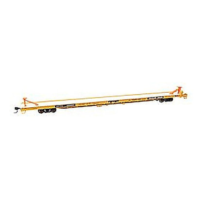 walthers mainline 5742 ho scale 89 channel side flatcar ready to run trail
