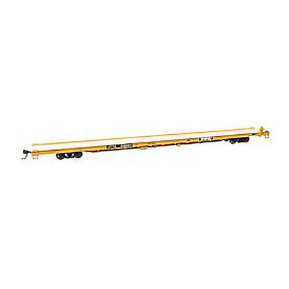 walthers mainline 5743 ho scale 89 channel side flatcar ready to run trail