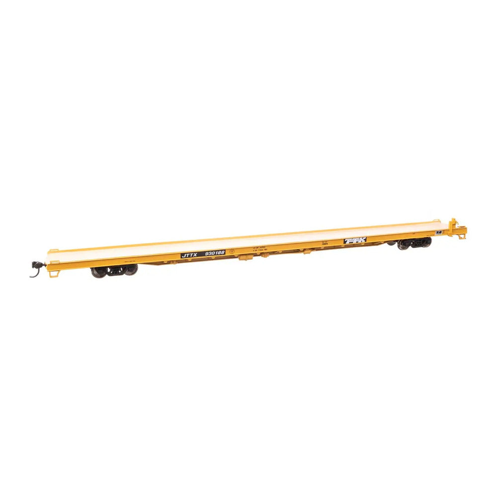 walthers mainline 5746 ho scale 89 channel side flatcar ready to run trail
