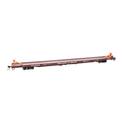 walthers mainline 5749 ho scale 89 channel side flatcar ready to run trail
