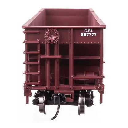 Walthers Mainline 910-57801 HO 50' 4-Bay Hopper - C&EI #587777