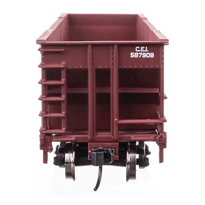Walthers Mainline 910-57803 HO 50' 4-Bay Hopper - C&EI #587908