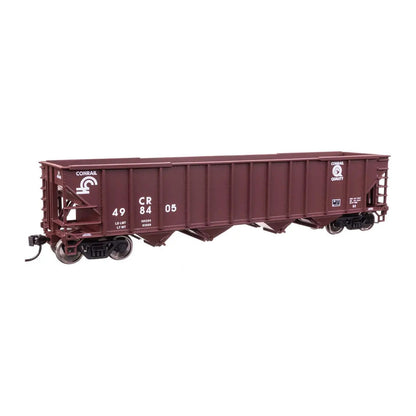 Walthers Mainline 910-57811 HO 50' 4-Bay Hopper - Conrail #498405