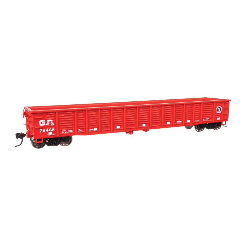 walthers mainline 910 6079 ho scale 53 corrugated gondola gn 78408