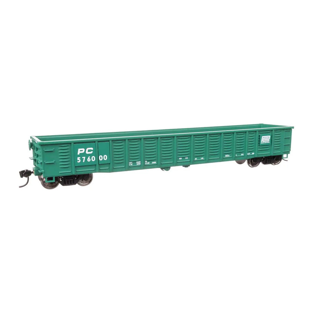 walthers mainline 910 6087 ho scale 53 corrugated gondola pc 576000
