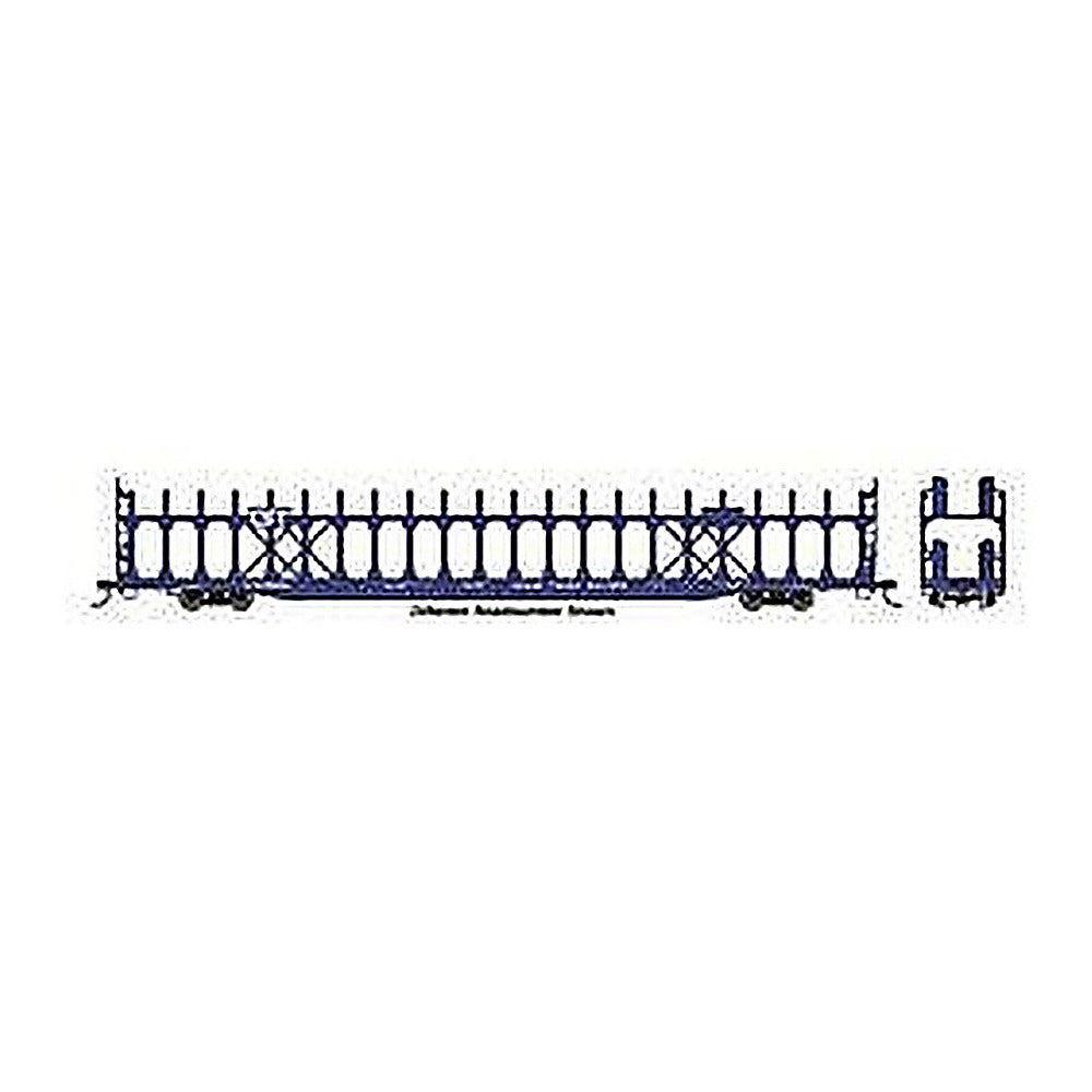 walthers mainline 8035 ho scale 89 flatcar w bi level open auto rack ready to