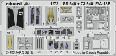 Eduard 73640 1/72 F/A-18E for Academy (Pre-Painted)
