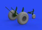 Eduard 6481020 1/48 B-17F Wheels Diamond Tread Brassin for EDUARD