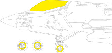 Eduard EX1097 1/48 F-35C TFace Canopy Mask Set MASK for TAMIYA Kit