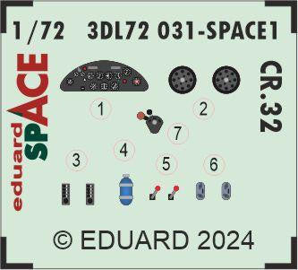 Eduard 3DL72031 1/72 CR.32 SPACE 1/72