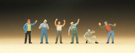 Preiser 79036 N Scale Truckers Standing Figure Set