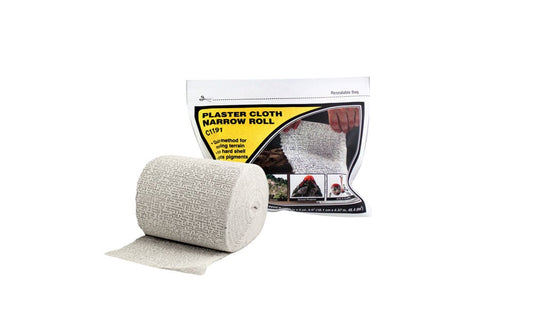 Woodland Scenics C1191 All Scale Plaster Cloth Narrow Roll