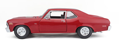 Maisto 31132R 1/18 1970 Chevrolet Nova SS Coupe, Red