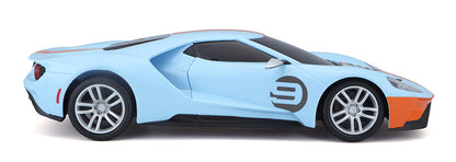 Maisto 82335BLOR 1/24 R/C 2019 Ford GT Heritage #9, Blue Orange