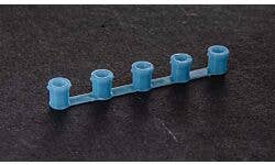 All Scale Miniatures 1600830 N Open Top Trash Can 5-Pack