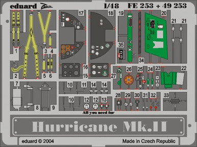 Eduard FE253 1/48 Hurricane Mk.II for Hasegawa