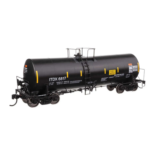 walthers proto 100061 ho scale 40 trinity 14 000 gallon molten sulfur tank car