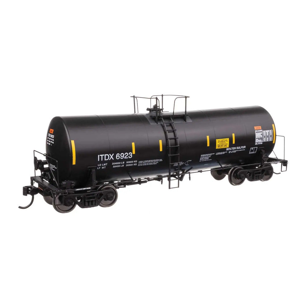 walthers proto 100064 ho scale 40 trinity 14 000 gallon molten sulfur tank car