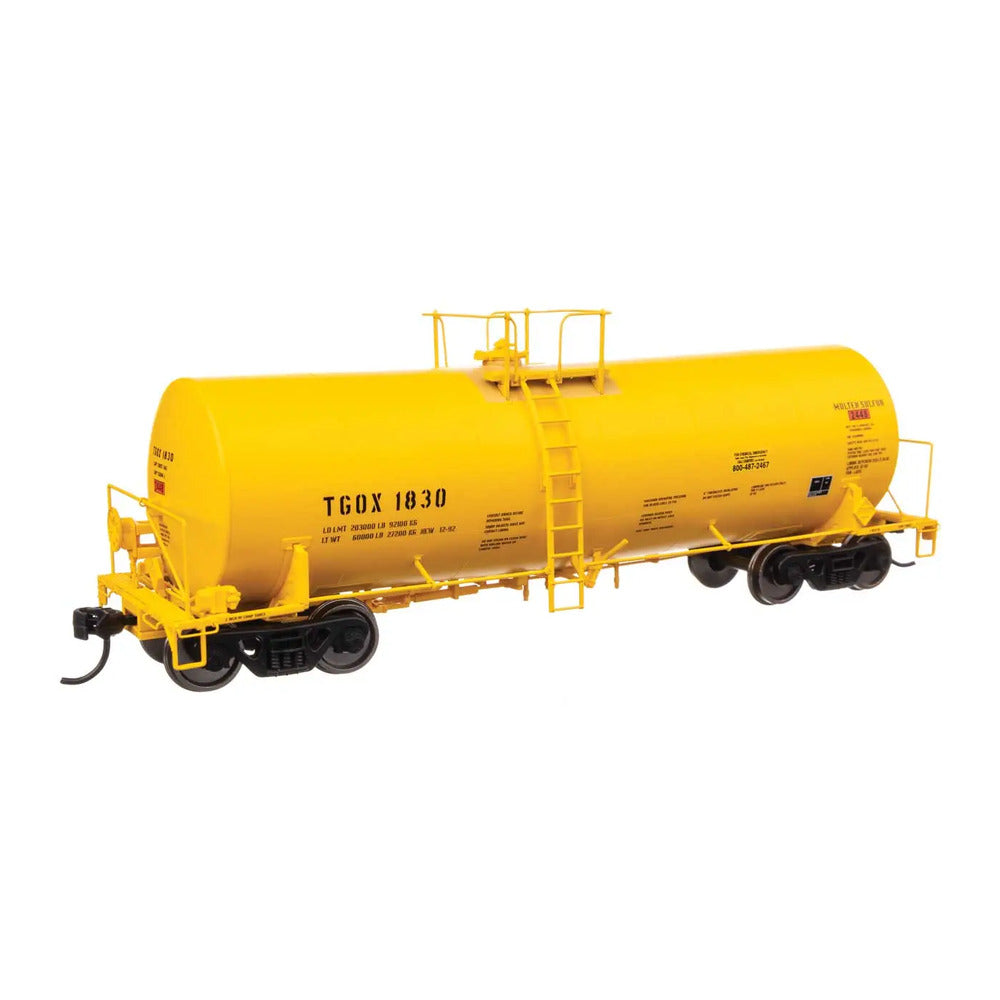 walthers proto 100070 ho scale 40 trinity 14 000 gallon molten sulfur tank car