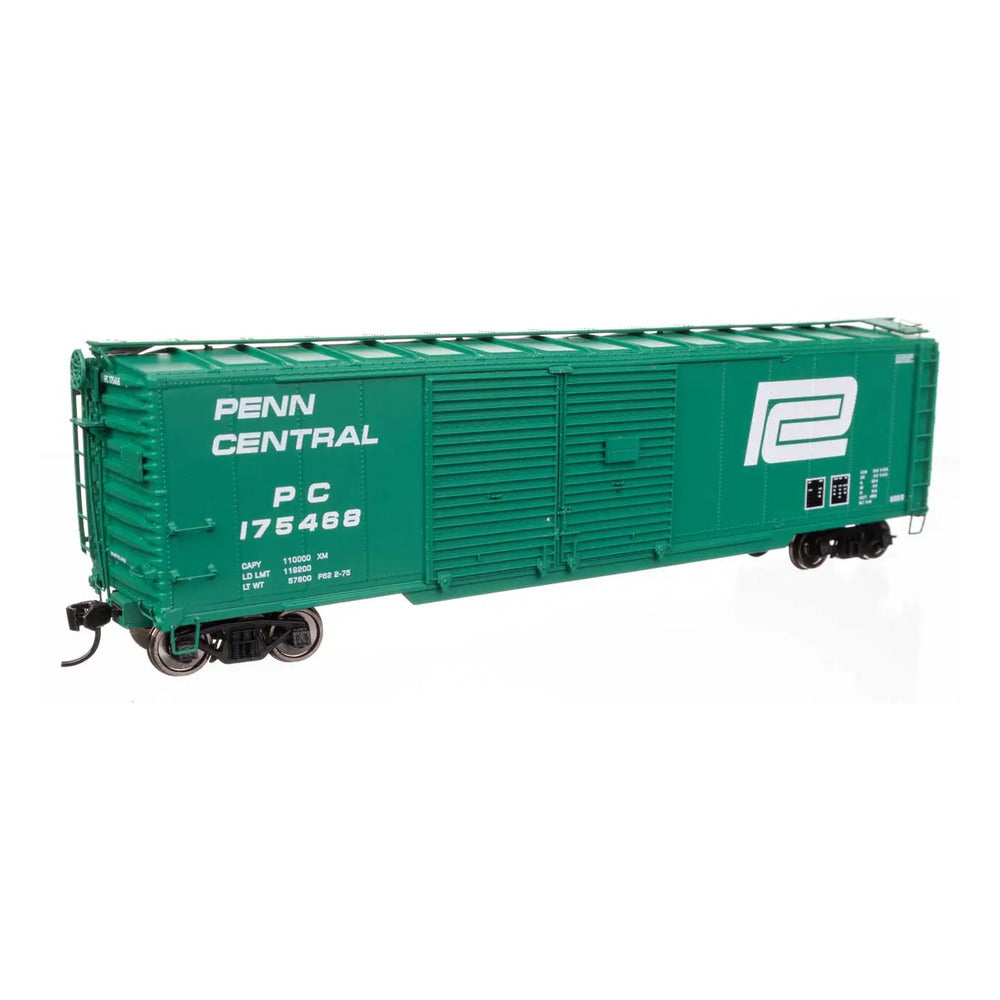 walthers proto 920 101680 ho scale 50 aar double door boxcar ready to run penn central 175468