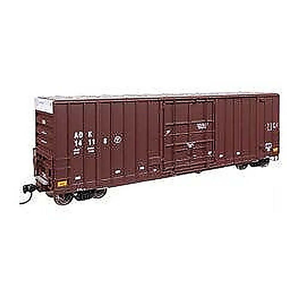 walthers proto 920 101711 ho scale 50 gunderson hi cube paper service boxcar ready to run arkansas oklahoma aok 14118