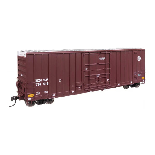 walthers proto 920 101712 ho scale 50 gunderson hi cube paper service boxcar ready to run bnsf railway 726513