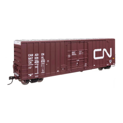 walthers proto 920 101715 ho scale 50 gunderson hi cube paper service boxcar ready to run canadian national 406572