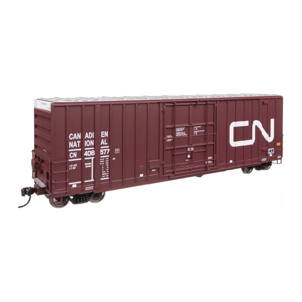 walthers proto 920 101716 ho scale 50 gunderson hi cube paper service boxcar ready to run canadian national 406577