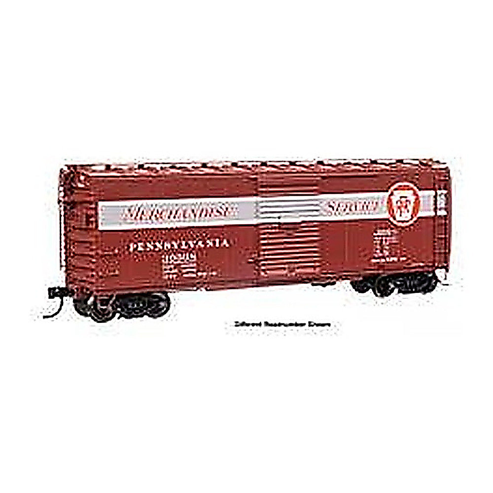 walthers proto 920 102320 ho scale 40 x29b boxcar ready to run pennsylvania railroad 31000 merchandise service with stiffeners
