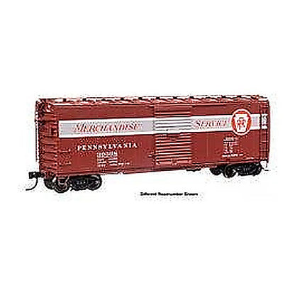 walthers proto 920 102321 ho scale 40 x29b boxcar ready to run pennsylvania railroad 29938 merchandise service with stiffeners