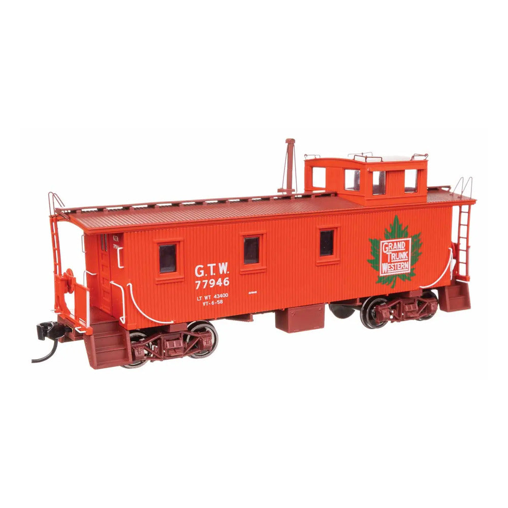 walthers proto 103262 ho scale 30 gtw style wood caboose with offset coupola