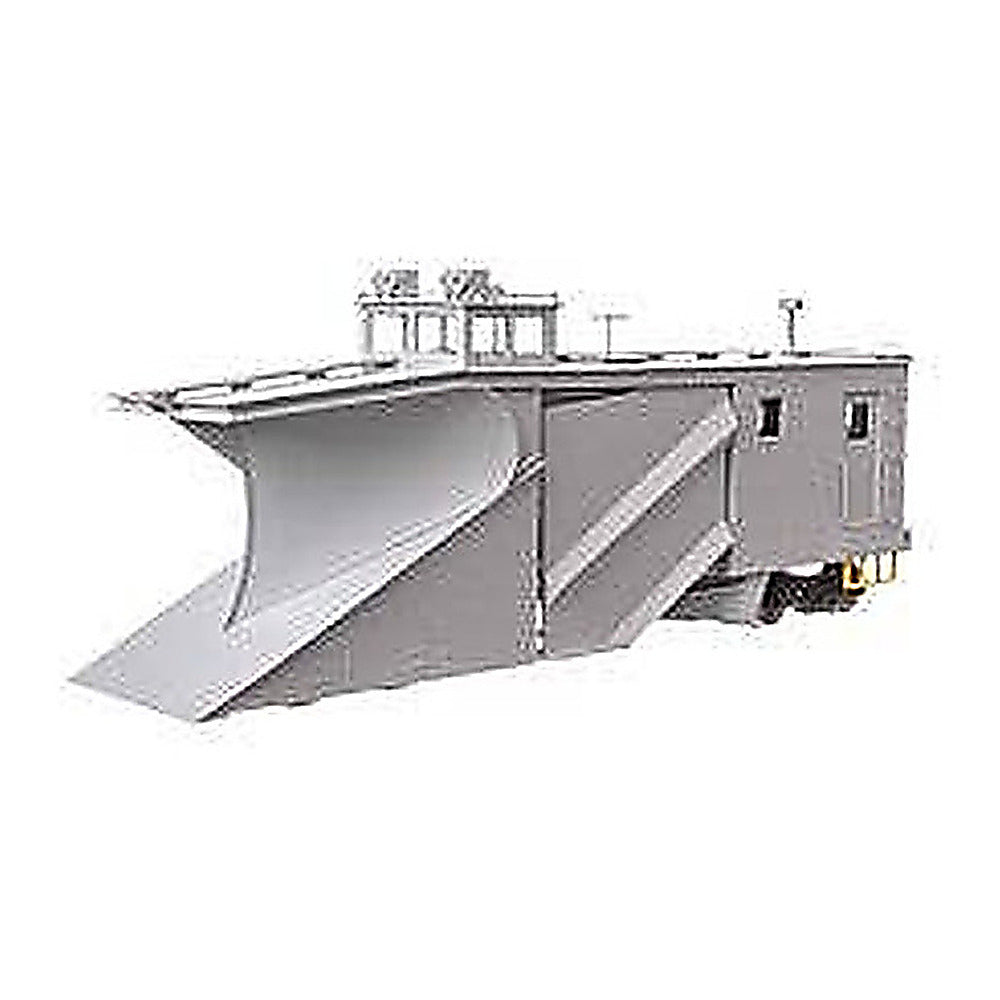 walthers proto 110038 ho scale russell snowplow ready to run mow gray