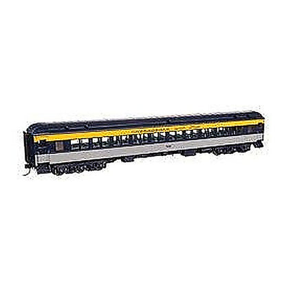 walthers proto 920 17601 ho scale 82 pullman built heavyweight paired window coach lighted ready to run chesapeake ohio tri color 706