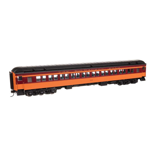 walthers proto 920 17608 ho scale 82 pullman built heavyweight paired window coach lighted ready to run milwaukee road 3310