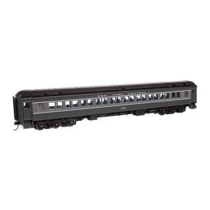 walthers proto 920 17611 ho scale 82 pullman built heavyweight paired window coach lighted ready to run new york central 743