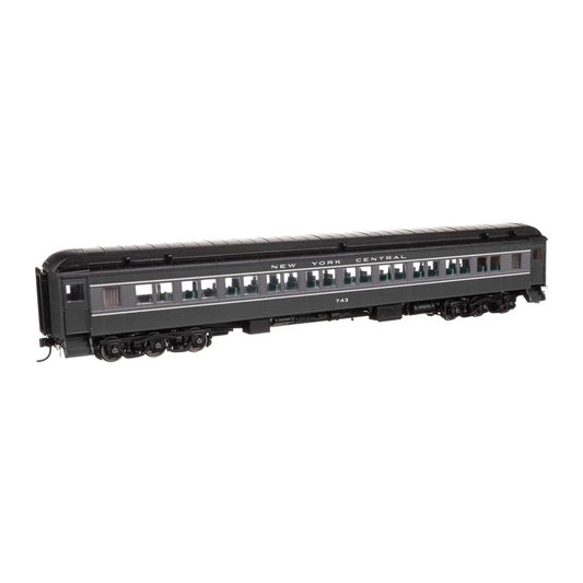 walthers proto 920 17611 ho scale 82 pullman built heavyweight paired window coach lighted ready to run new york central 743