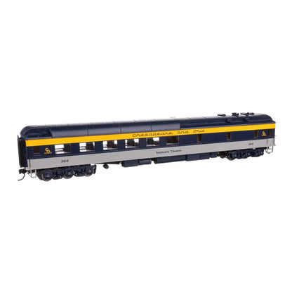 Walthers Proto 920-17701 HO 82' 36-Seat Diner - C&O #968 (Tri-Color)