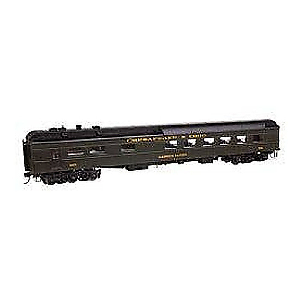 walthers proto 920 17703 ho scale 82 pullman built heavyweight 36 seat diner lighted ready to run chesapeake ohio green 965 gadsbys tavern