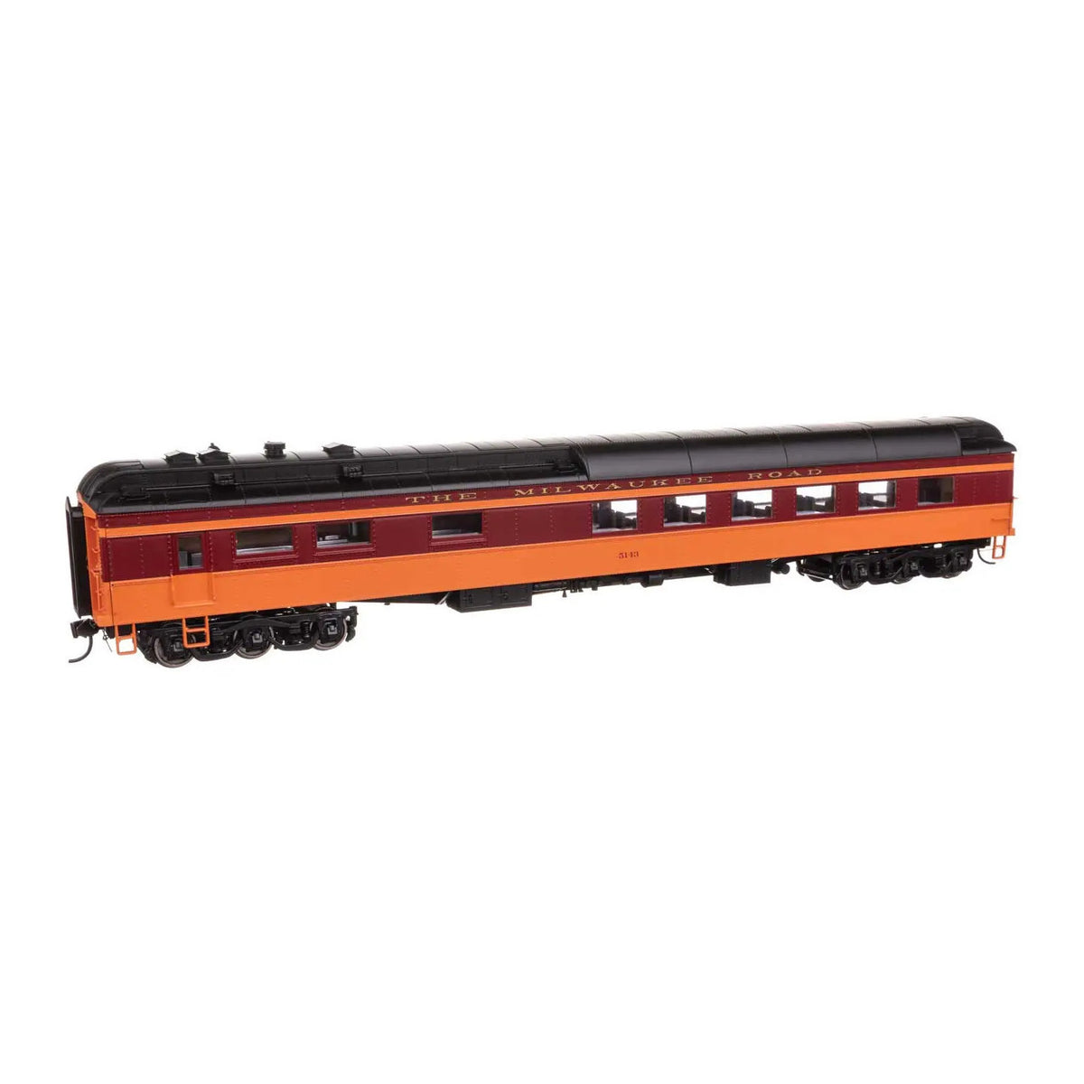 walthers proto 920 17706 ho scale 82 pullman built heavyweight 36 seat diner lighted ready to run milwaukee road 5143