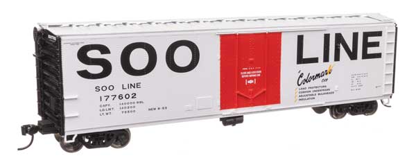 Walthers Mainline 2865 HO Scale 50' PC&F Insulated Boxcar - Ready to Run -- Soo