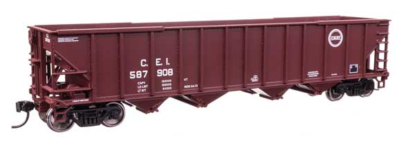 Walthers Mainline 57803 HO Scale 50' 100-Ton 4-Bay Hopper - Ready to Run -- Chic