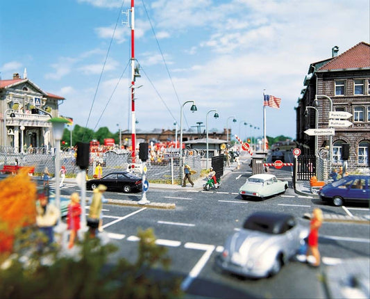Busch 7086 HO Scale Self-Adhesive Asphalt Road, 2m Long
