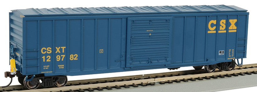 Bachmann 14904 HO 50' Outside Braced Boxcar CSX w/Track-Powered Flashing LED End