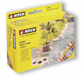 Noch 60856 All Scale Water-Drops (R) -- 8oz Clear; 1oz Each: Blue, Green, Brown
