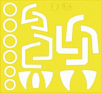 Eduard EX154 1/48 Mask F9F for Revell/Monogram Canopy Mask Set