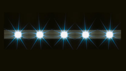 Faller 180648 All Scale 2 White LED Bar Spotlights, 12-16V AC/DC