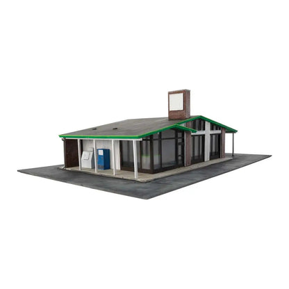 Walthers Cornerstone 3542 HO Modernized Gas Station Kit