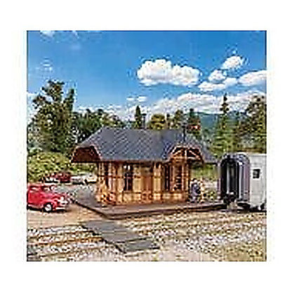 walthers cornerstone 3555 ho scale victoria springs station kit 4 7 16 x 3