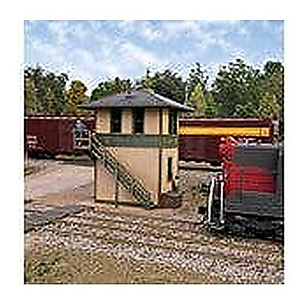 walthers cornerstone 3556 ho scale trackside signal tower kit 1 7 8 x 2 27