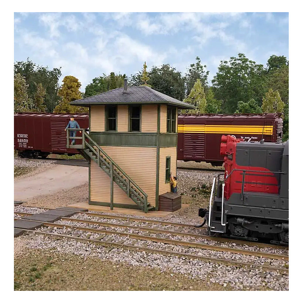 walthers cornerstone 3556 ho scale trackside signal tower kit 1 7 8 x 2 27